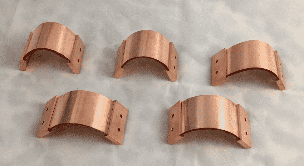 Highly flexible 99.99% pure copper foil thermal straps